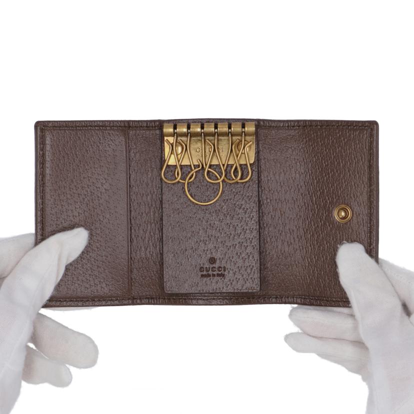 GUCCI グッチ/GGスプリーム6連キーケース/603732//114*/Aランク/77