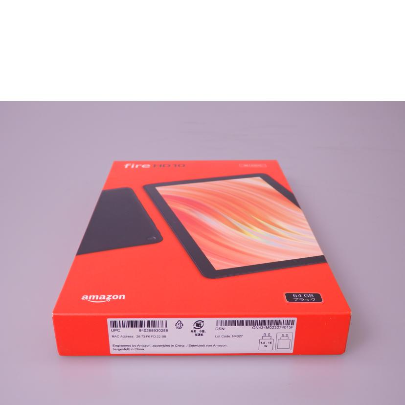 amazon アマゾン/タブレット/fireHD 10 (第13世代) 64GB/fireHD 10 (第13世代) 64GB//SAランク/76