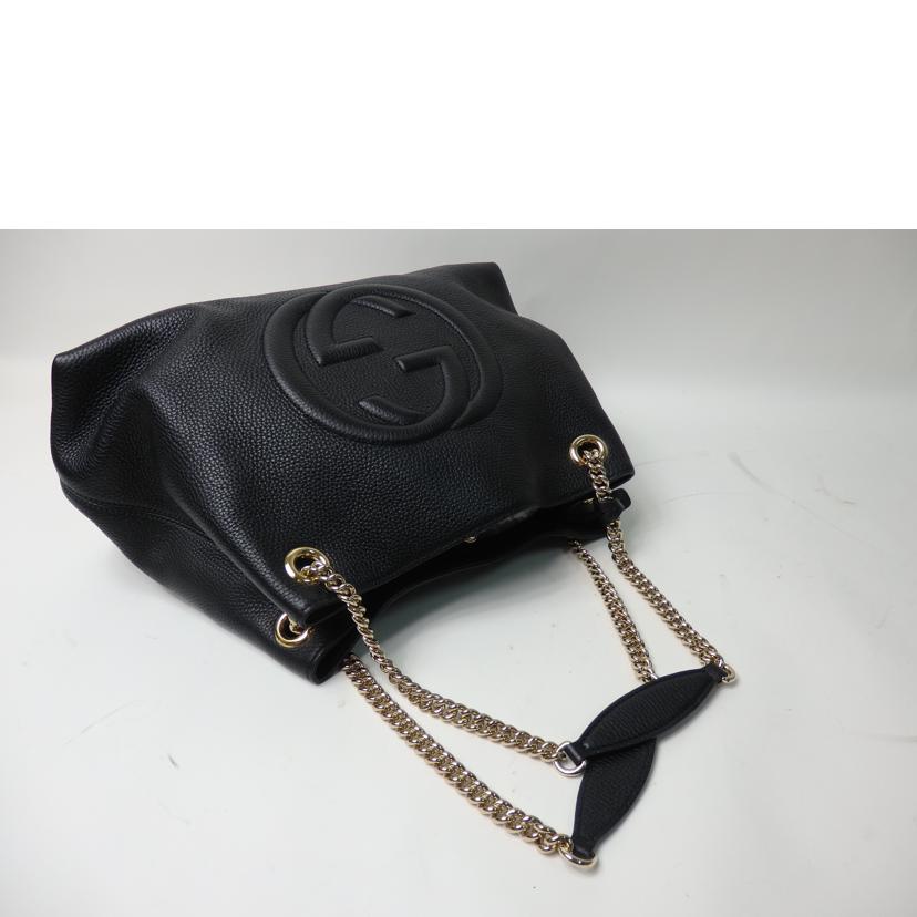 GUCCI グッチ/ソーホーインターロッキングGフリンジチェーンショルダーバッグ/536196//493492/Aランク/84