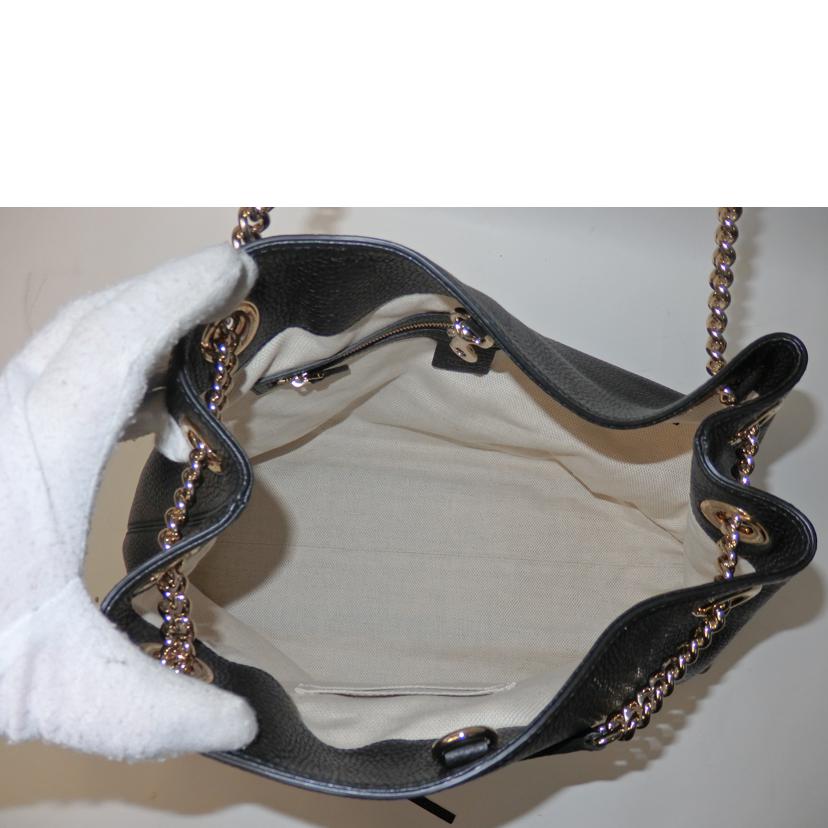 GUCCI グッチ/ソーホーインターロッキングGフリンジチェーンショルダーバッグ/536196//493492/Aランク/84