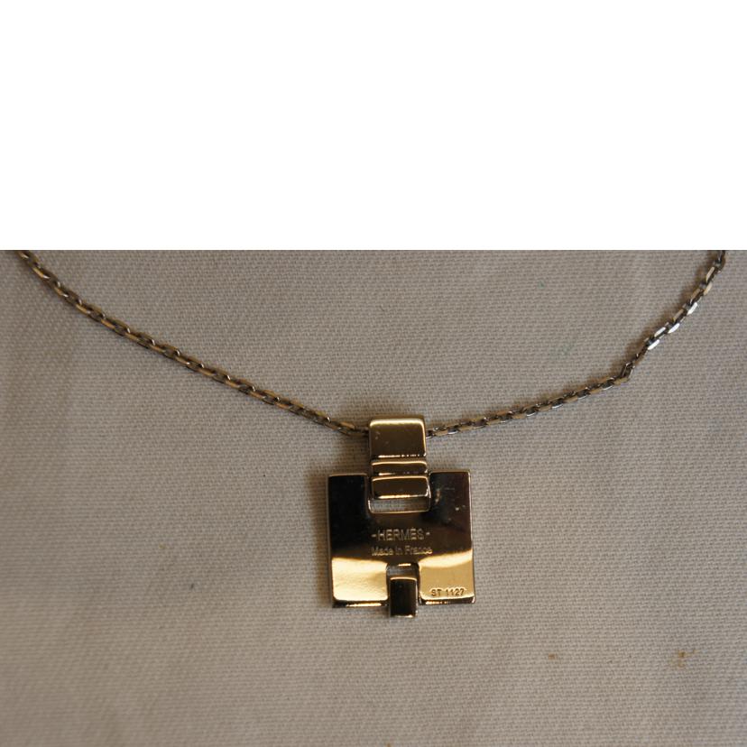 HERMES エルメス/アイリーンHネックレスオレンジ//ABランク/92