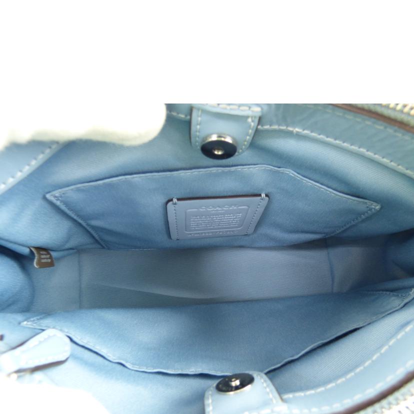 COACH コーチ/シグネチャー ミニ サリー キャリーオール ハンドショルダー/F67027//M1822/Aランク/64