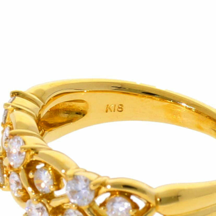 / K18ダイヤリング 0.56ct//Aランク/75