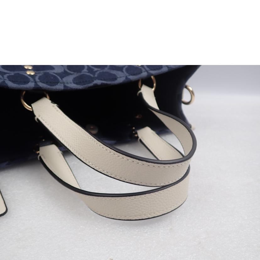 COACH COACH/シグネチャーデンプシーウィズロゴバッチ2WAYトートバック/C2826//M2859/ABランク/62