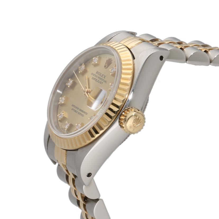 ROLEX ロレックス 1990年頃製造 美品 SS×YG コンビ/デイトジャスト・レディース・10Pダイヤ/E番/69173G//E22**********/ABランク/93