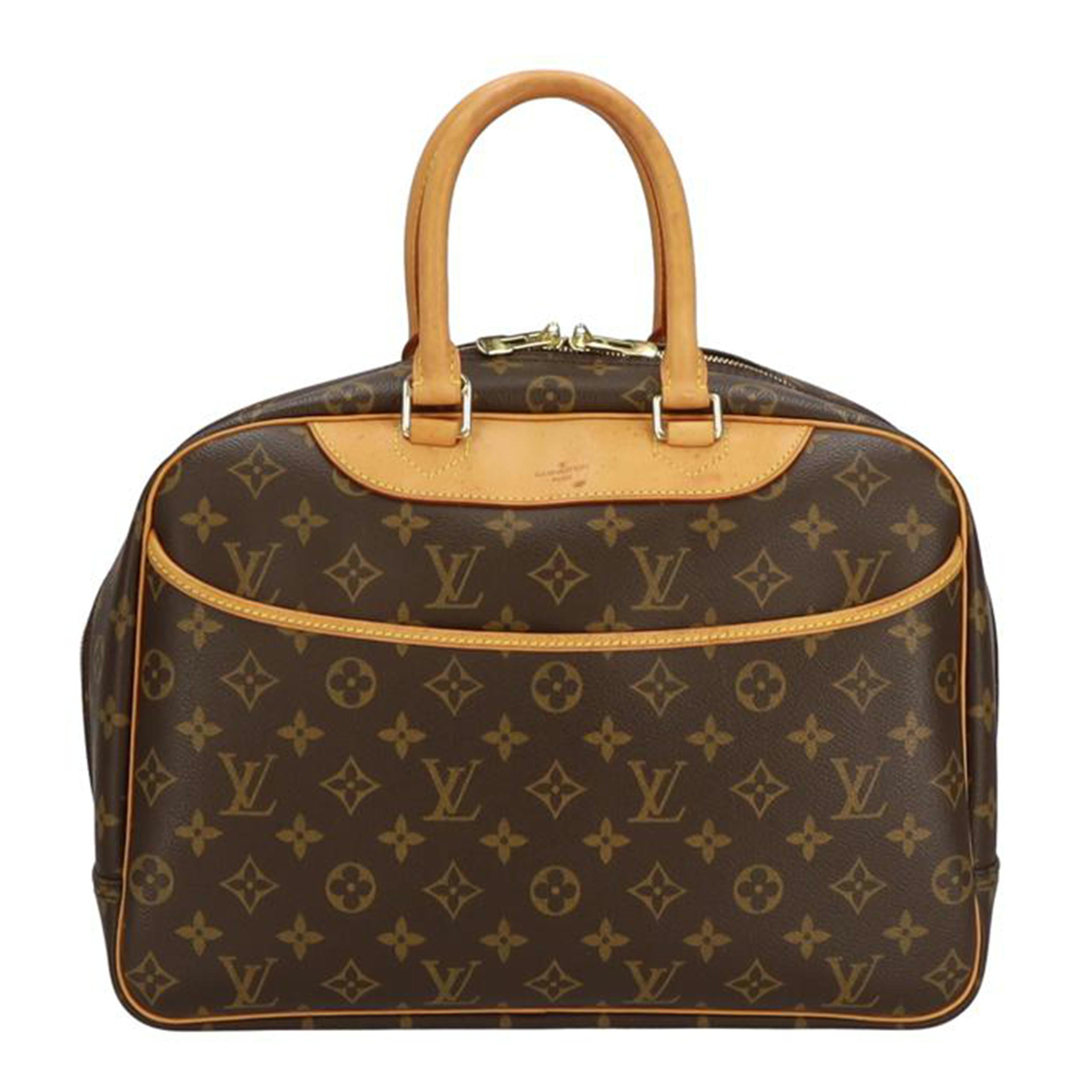 LOUIS VUITTON ルイヴィトン ルイ・ヴィトン ビトン ショルダーバッグ ハンドバッグ トートバッグ ブラウン メンズ レディース 定番 人気 LV 斜め掛け 肩がけ/ドーヴィル/モノグラム/M47270//MB0***/ABランク/81