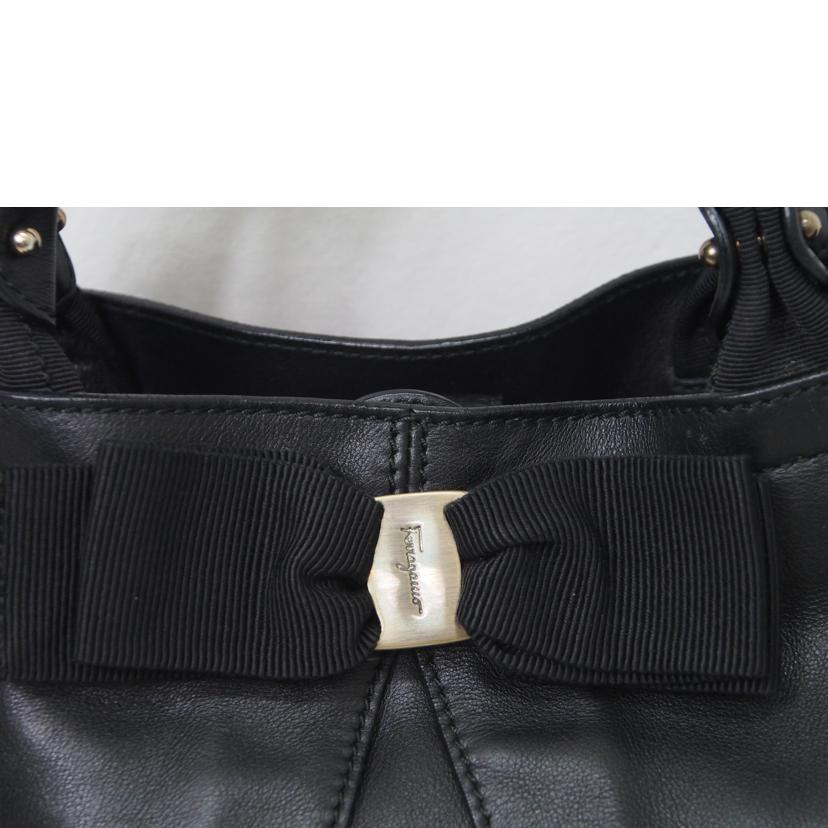 Ferragamo フェラガモ/リボンモチーフ/レザー/トート//Bランク/78