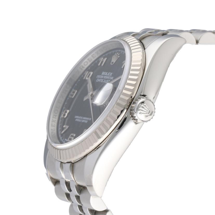 ROLEX ロレックス 2006年頃製造 ステンレス ホワイトゴールド メンズ 自動巻/デイトジャスト36・ブラック/Z番/116234//Z80**********/Aランク/85