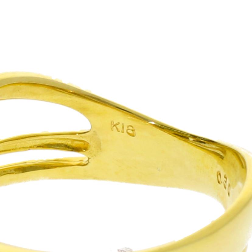 /K18ダイヤリング0.30/#11.5//Aランク/75