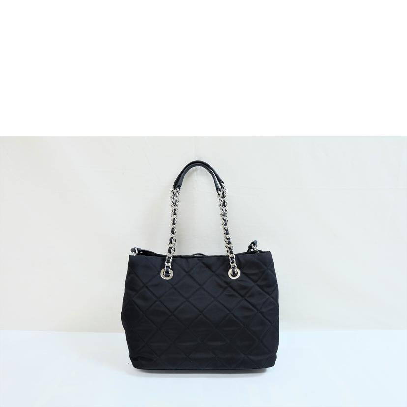 PRADA プラダ/2WAYキルティングチェーントート シルバー金具/1BG740//Aランク/71
