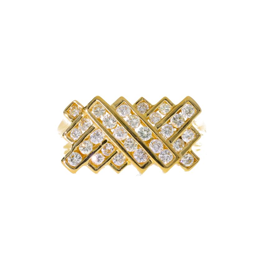 / K18ダイヤリング 0.69ct//Aランク/75