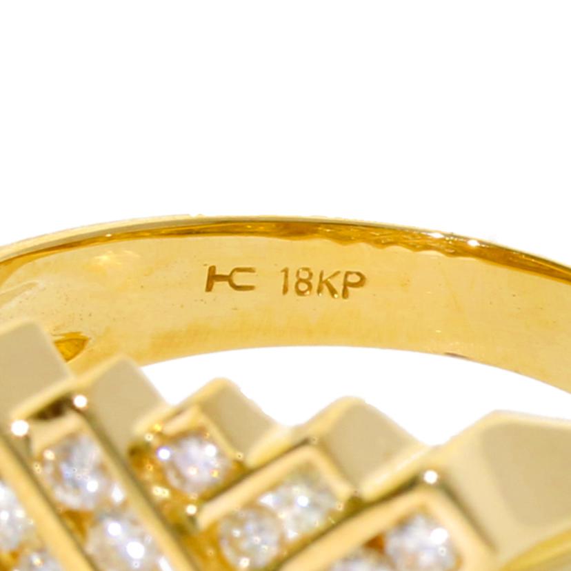 / K18ダイヤリング 0.69ct//Aランク/75