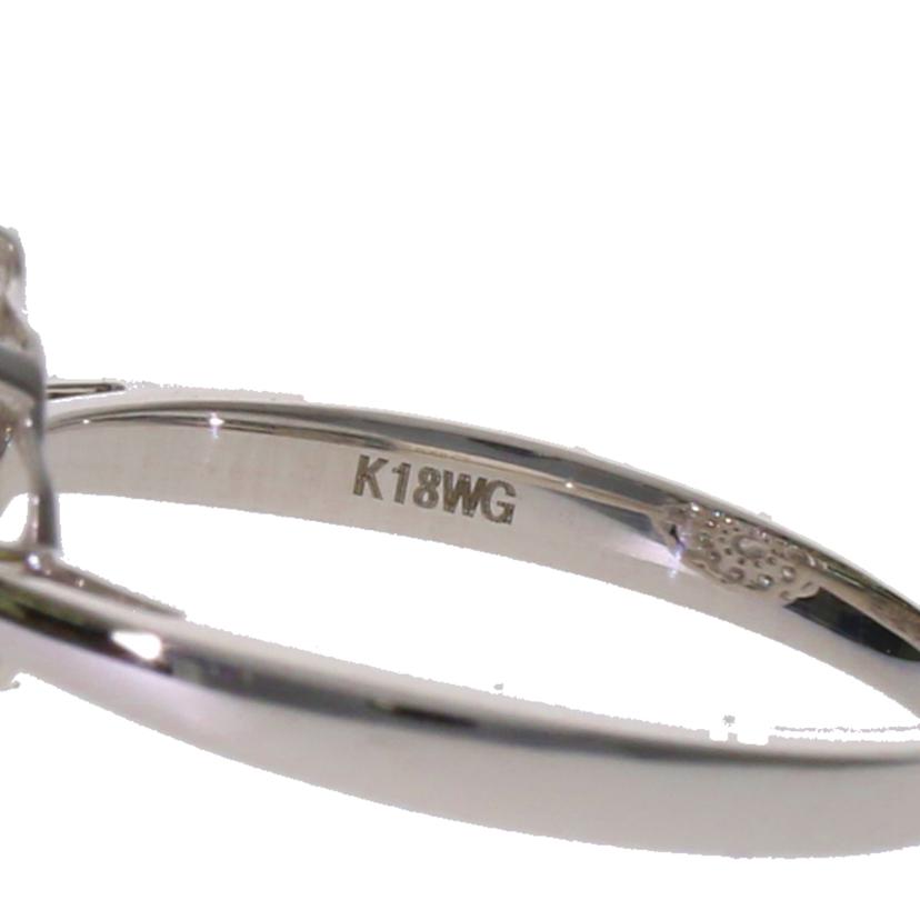 / K18WGダイヤリング 0.50ct//Aランク/75