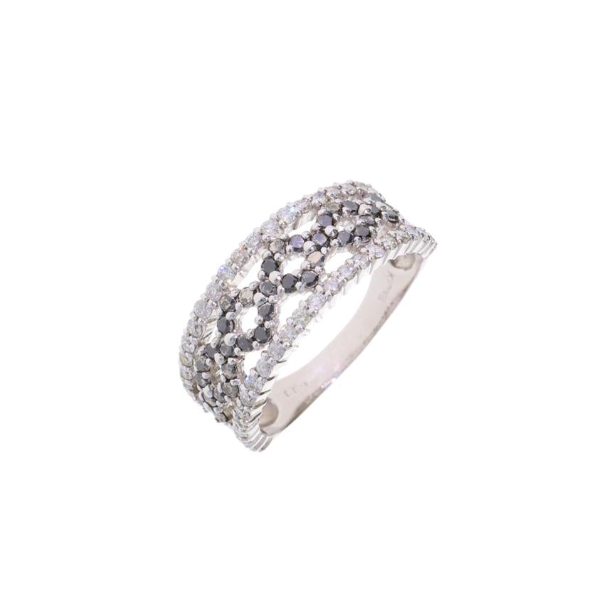 /K18WGダイヤリング1.00/#14//Aランク/75