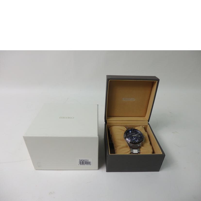 SEIKO セイコー/ブライツ/フライトエキスパート/ソーラー電波時計/チタン/8B63-0AB0/SAGA231//721240/ABランク/84