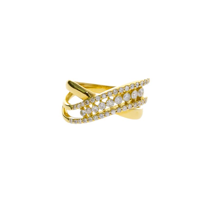 / K18ダイヤリング 0.50ct//Aランク/75