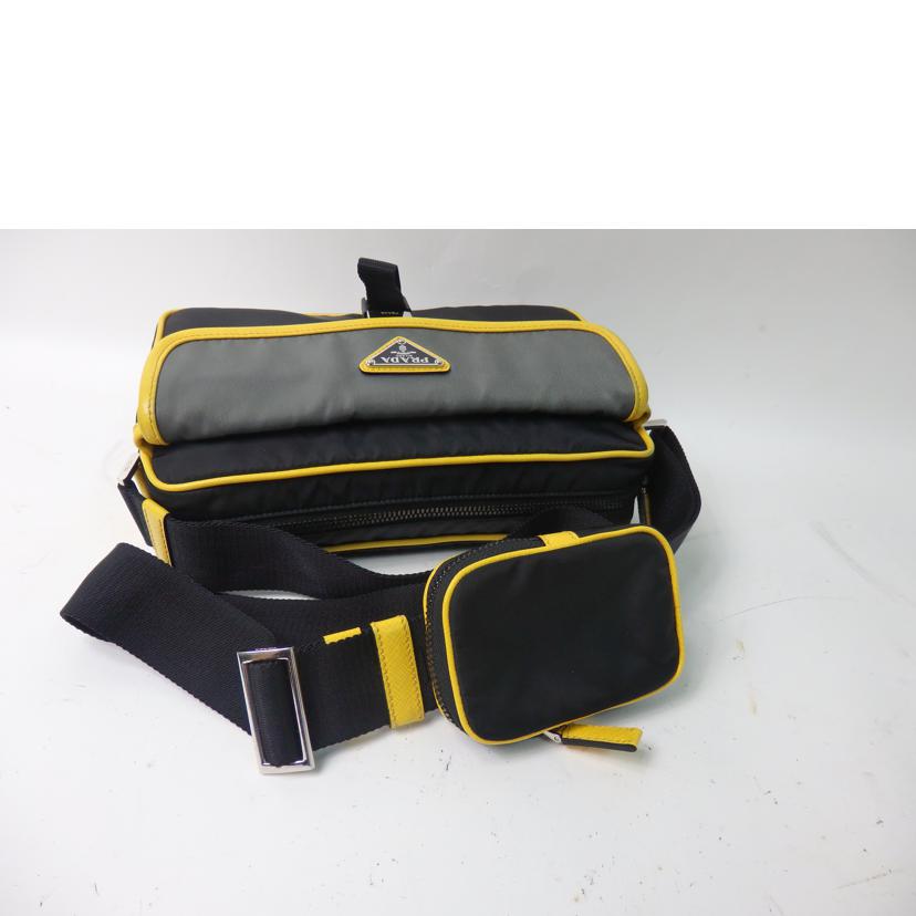 PRADA プラダ/サフィアーノナイロンショルダーバッグ/2VH074//250/Bランク/84