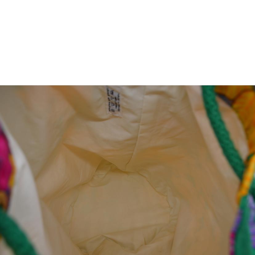 HERMES エルメス/ドローストリングキャンバスショルダー/鳥柄//ABランク/89