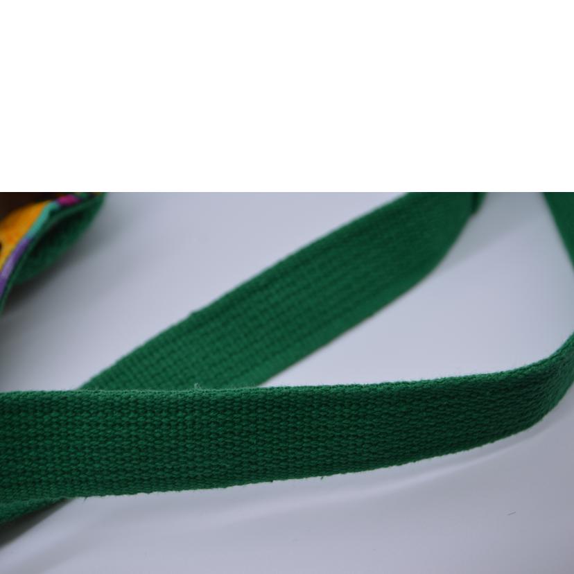 HERMES エルメス/ドローストリングキャンバスショルダー/鳥柄//ABランク/89