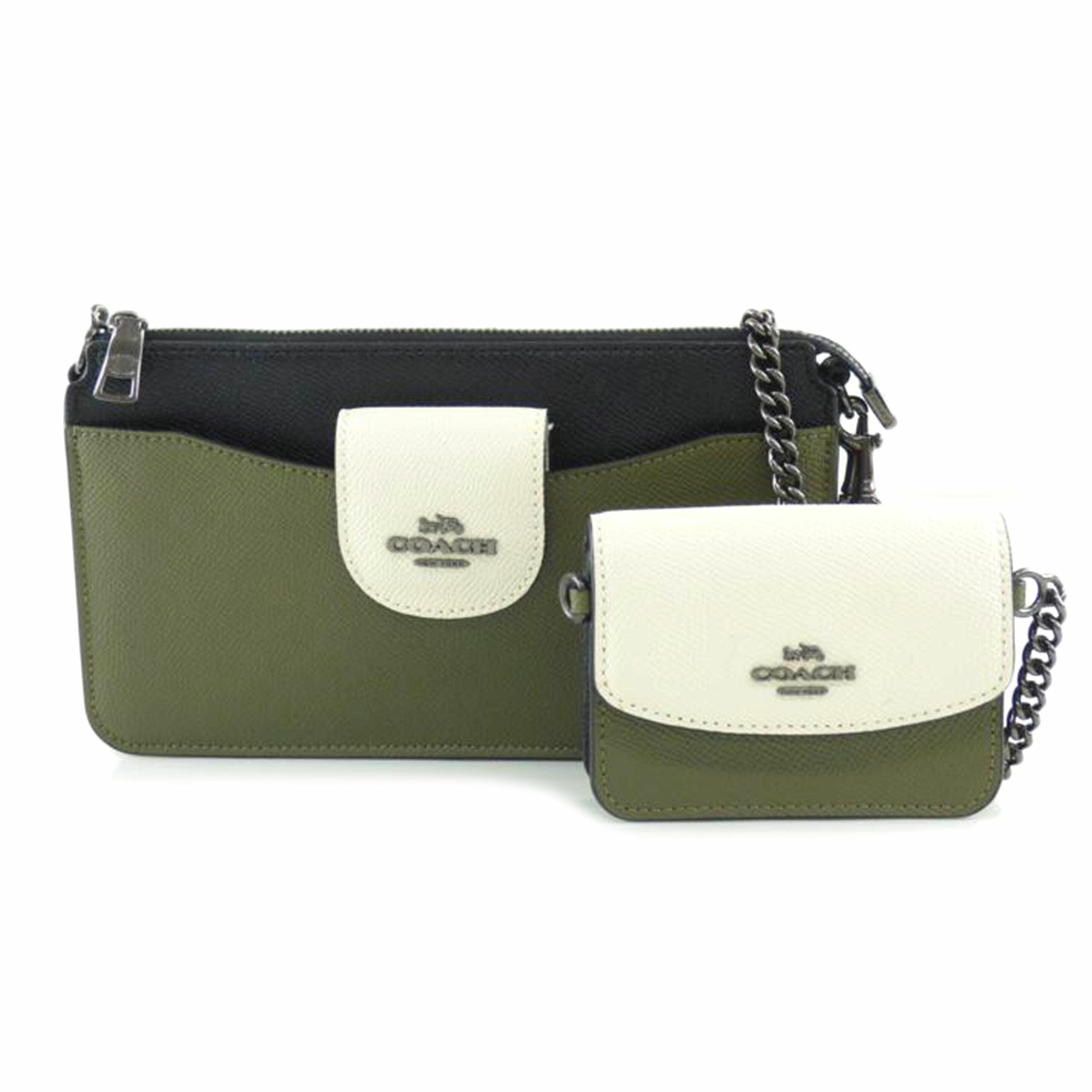 COACH コーチ/ケルプマルチ チェーンショルダー/C3608//L2057/Aランク/64