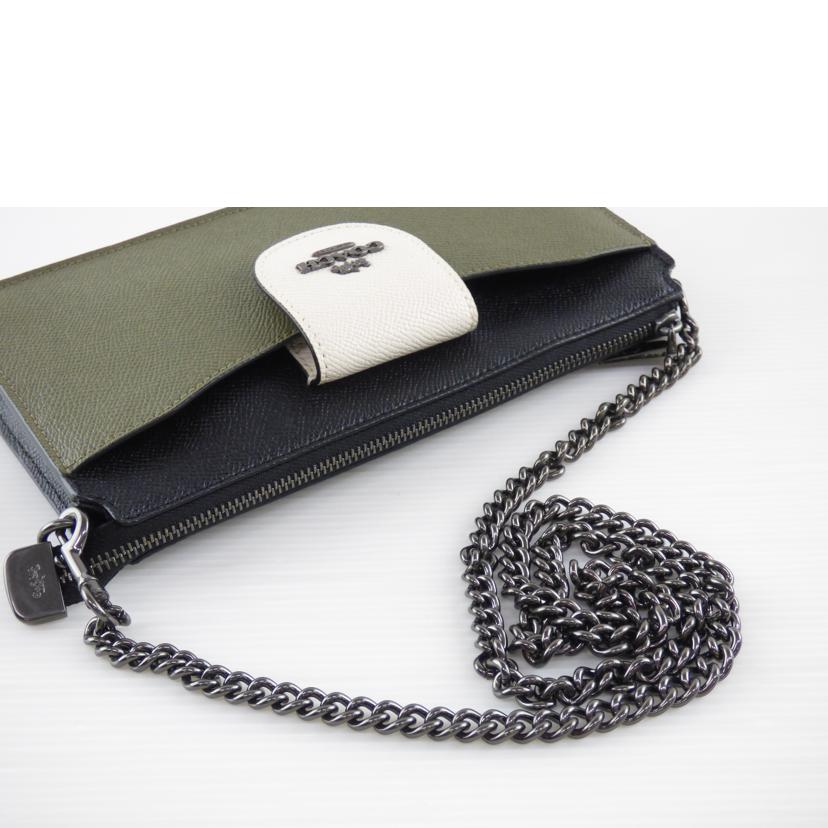 COACH コーチ/ケルプマルチ チェーンショルダー/C3608//L2057/Aランク/64