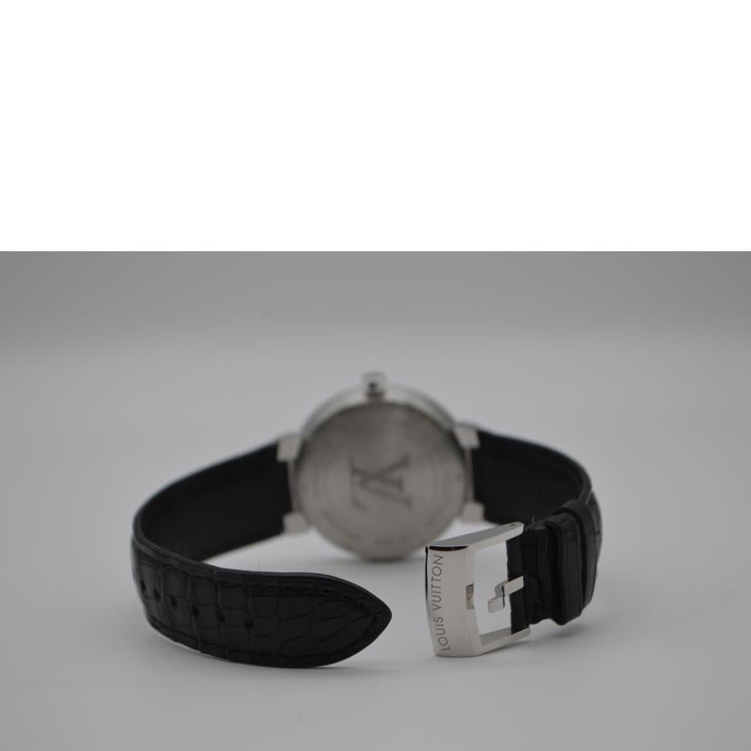 LV ルイヴィトン/タンブールスリム・デイトクォーツ/ダミエ/グラフィット/Q1D00//TH1***/Aランク/89