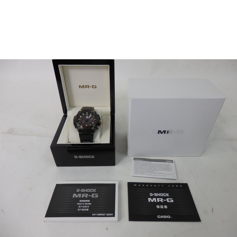 CASIO カシオ/G-SHOCK/MR-G/赤備え/GPSソーラー/MRG-G1000B-1A4JR//K41*****/SAランク/84