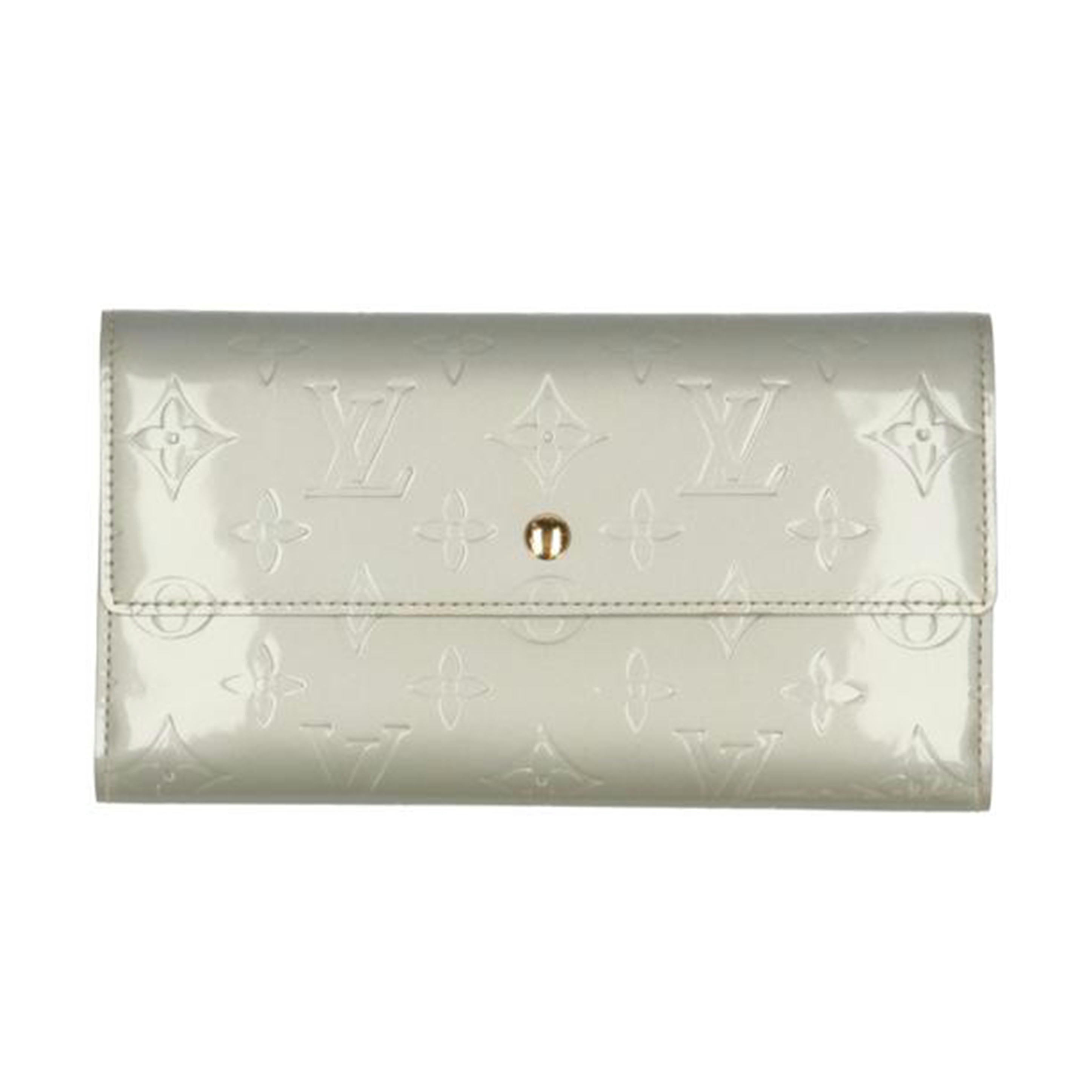 LV ルイヴィトン/ポルトトレゾールインターナショナル/ヴェルニ・グリ/M91164//TH0012/Aランク/75