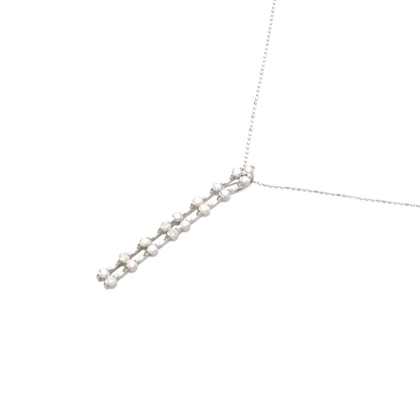 / K18WGダイヤネックレス 1.01ct//Aランク/75