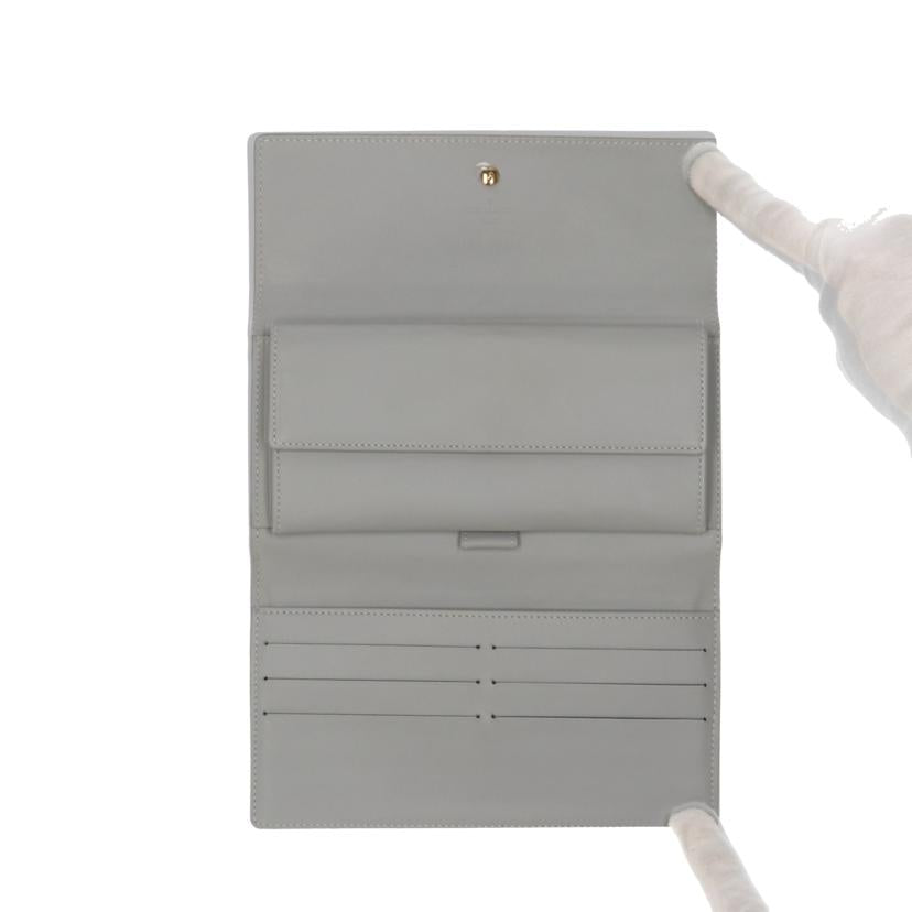 LV ルイヴィトン/ポルトトレゾールインターナショナル/ヴェルニ・グリ/M91164//TH0012/Aランク/75