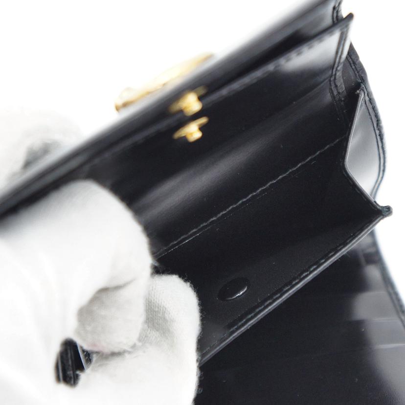 Cartier Cartier カルティエ パンテール 三つ折り財布 黒 レザー レディース/Cartierパンテール三つ折り財布/ L3000209//EL4*****/Aランク/37