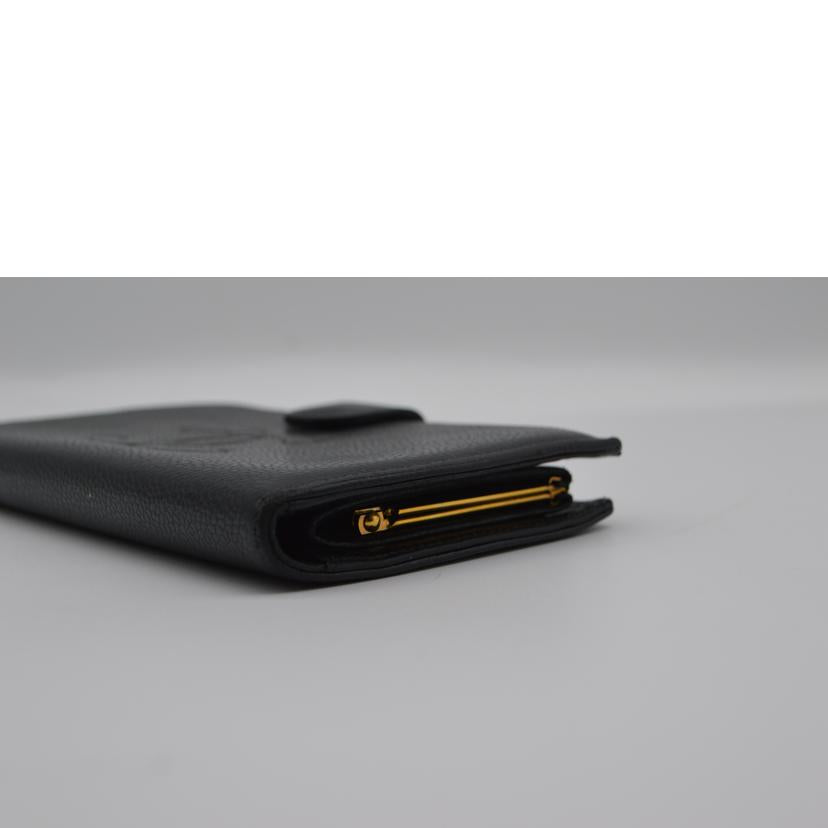 CHANEL シャネル/キャビアスキンココマークガマ口レザー長財布/A13498//278****/Bランク/89