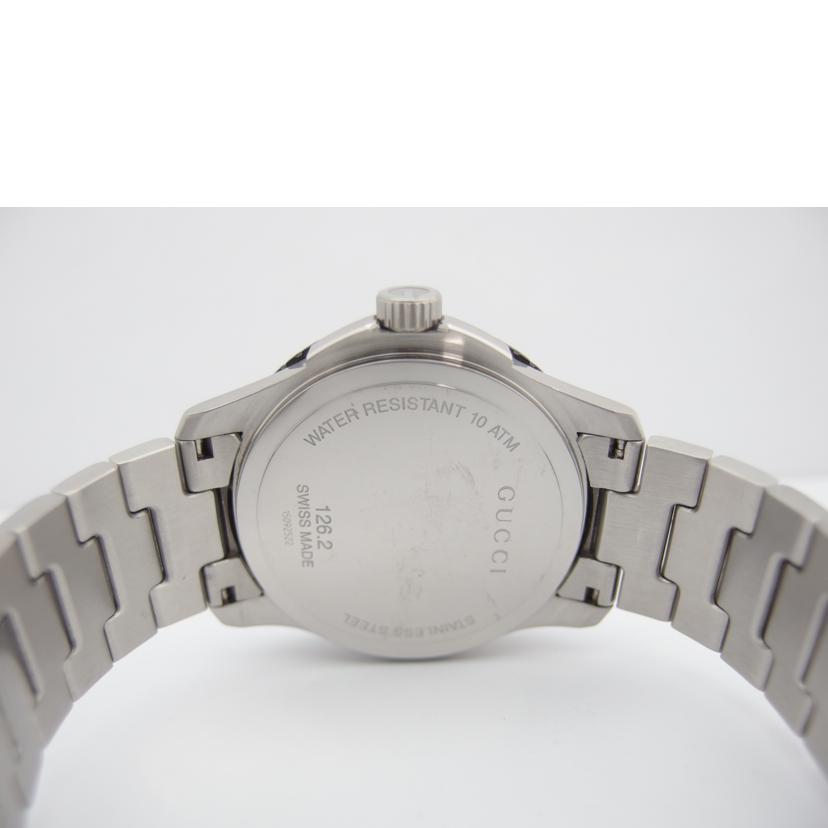 GUCCI グッチ/Gタイムレス/クオーツ/ベゼルヒビ割れ有/YA126249//150*****/Bランク/83
