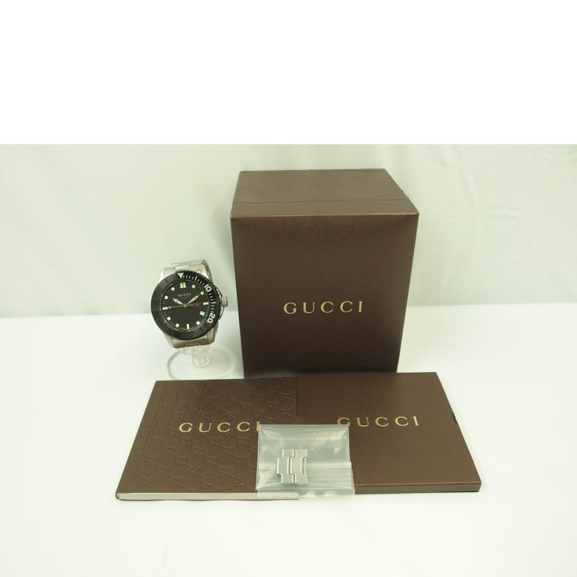GUCCI グッチ/Gタイムレス/クオーツ/ベゼルヒビ割れ有/YA126249//150*****/Bランク/83