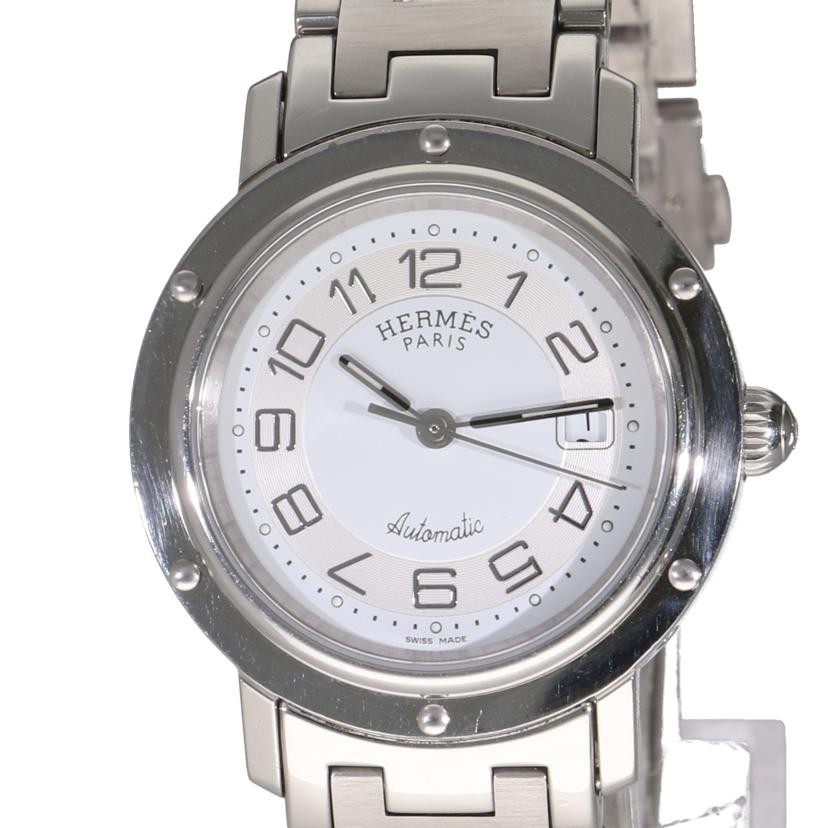 HERMES エルメス/クリッパー・ホワイト/ボーイズ/自動巻き/CL5.410//250****/ABランク/62