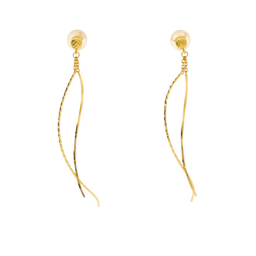 / K18ピアス//Aランク/75