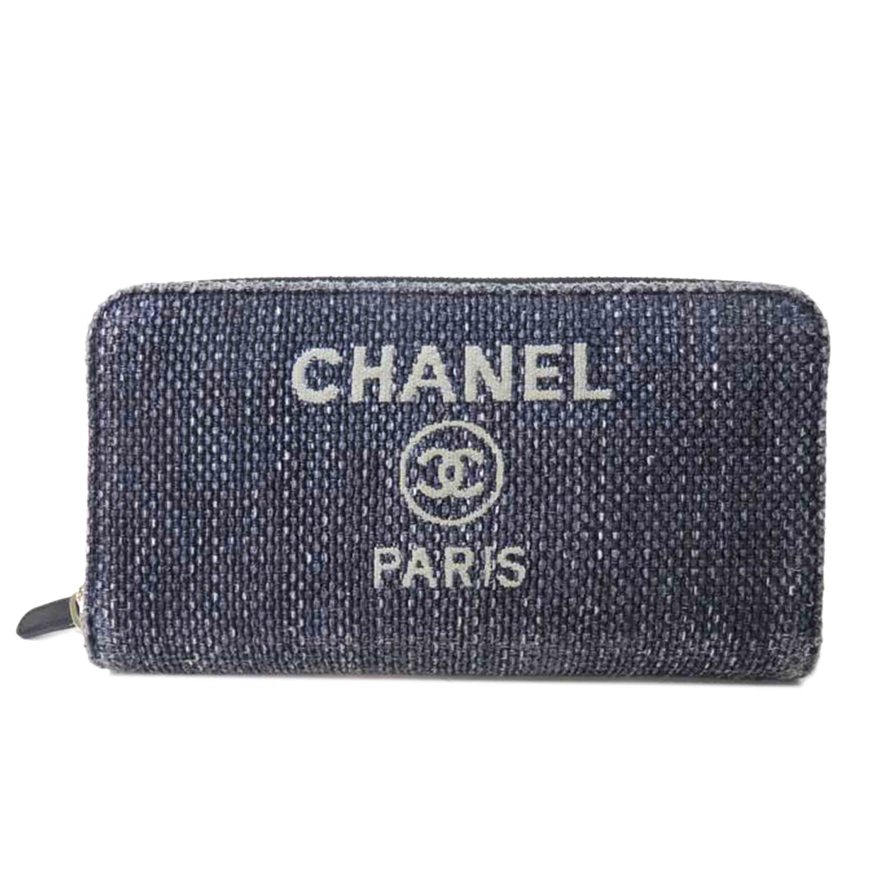 CHANEL シャネル/ドーヴィル/ラウンドファスナー長財布//269*****/Bランク/84