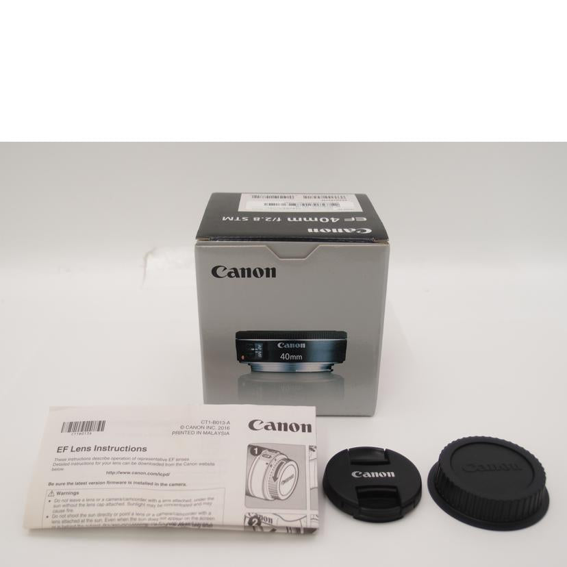 Canon キャノン/単焦点レンズ/EF40mm F2.8 STM//6801104980/ABランク/69