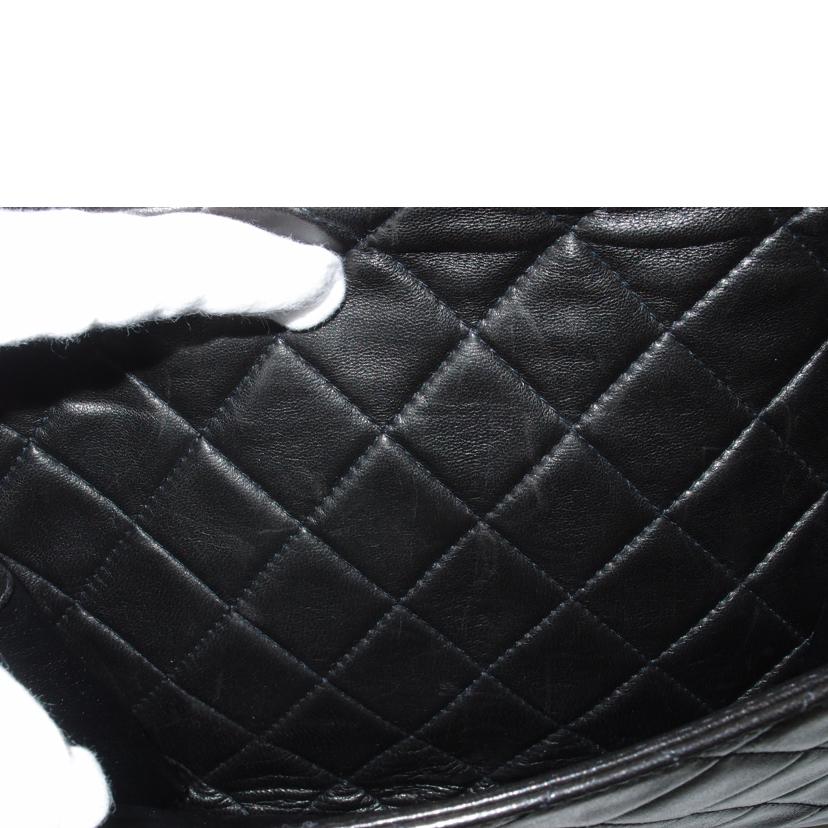 CHANEL シャネル ショルダーバッグ 斜め掛け 肩掛け 黒 ゴールド金具 レディース /ラムスキンマトラッセフリンジチェーンショルダー/ブラック//288****/Aランク/69