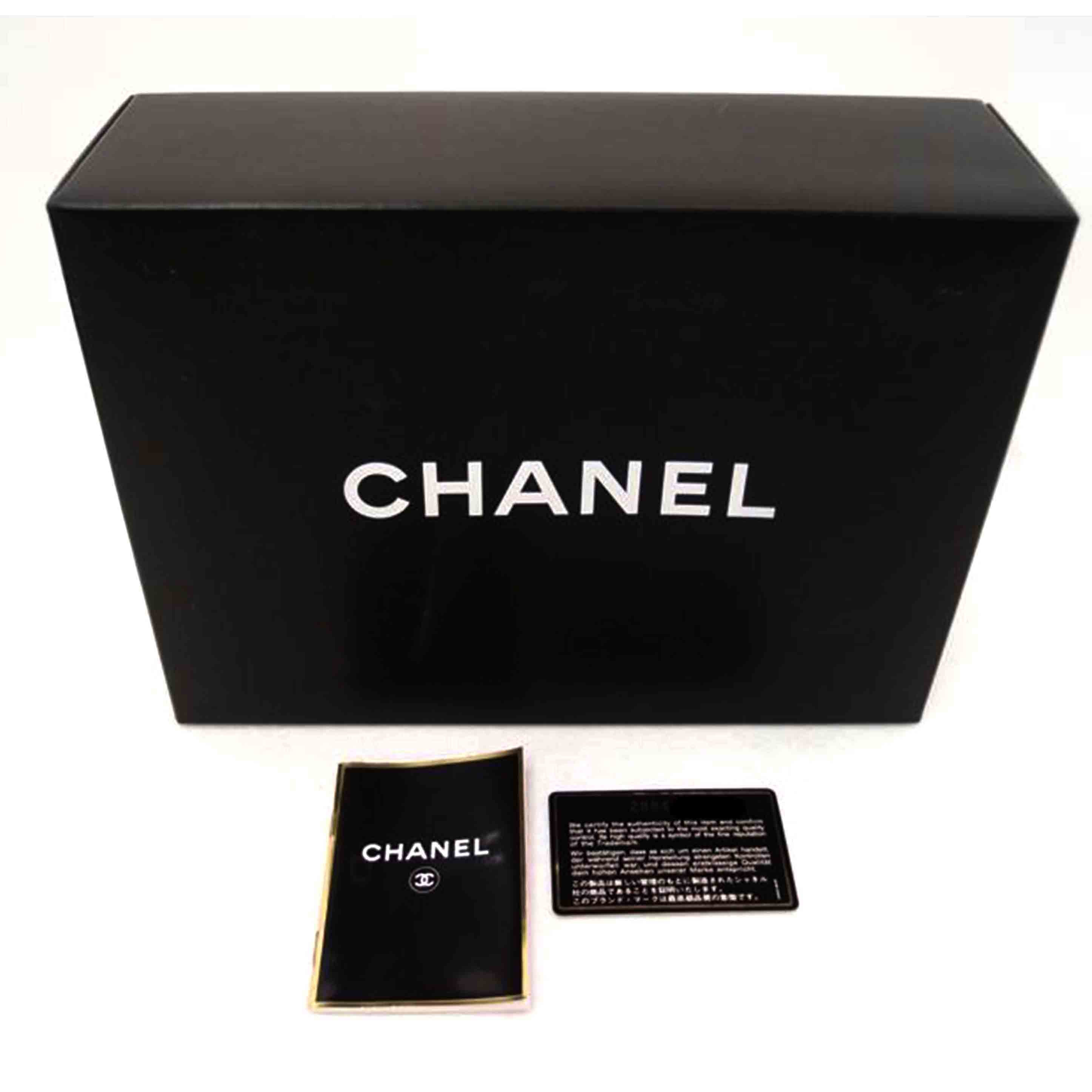 CHANEL シャネル ショルダーバッグ 斜め掛け 肩掛け 黒 ゴールド金具 レディース /ラムスキンマトラッセフリンジチェーンショルダー/ブラック//288****/Aランク/69