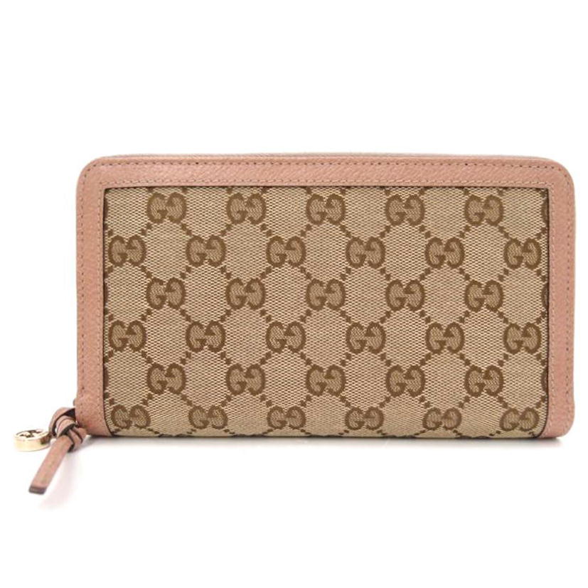 GUCCI グッチ/ブリーGGキャンバス・ラウンドファスナー長財布/323397//2149/SAランク/69