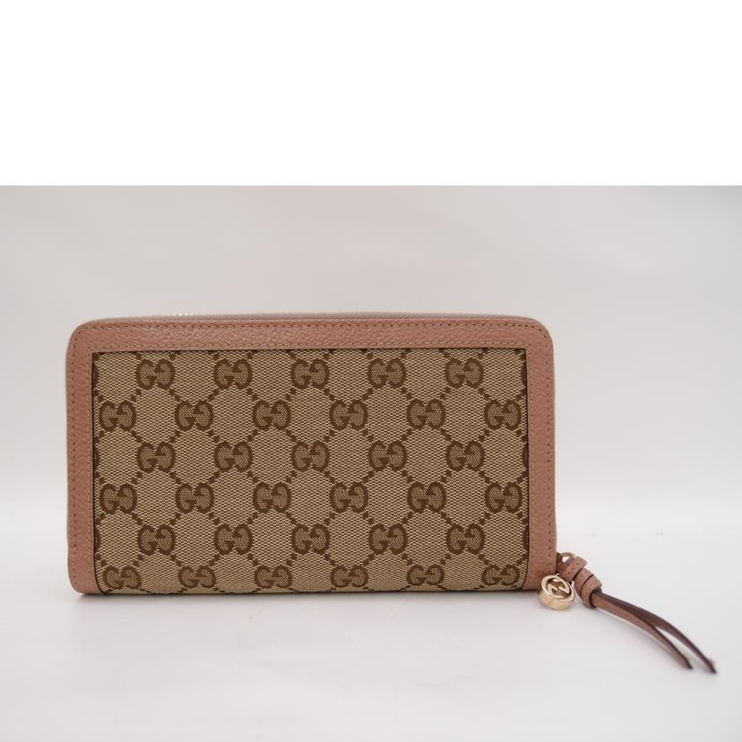 GUCCI グッチ/ブリーGGキャンバス・ラウンドファスナー長財布/323397//2149/SAランク/69