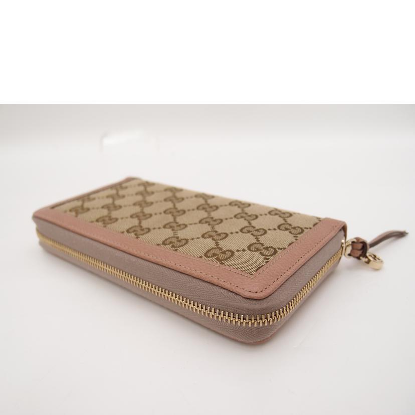 GUCCI グッチ/ブリーGGキャンバス・ラウンドファスナー長財布/323397//2149/SAランク/69