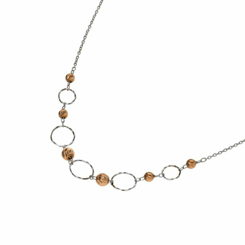 / K18/K18WGネックレス//Aランク/75