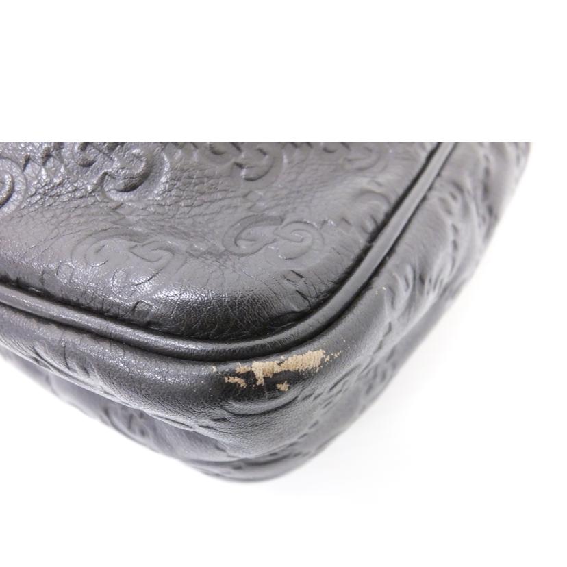 GUCCI グッチ/グッチシマ レザーショルダーバッグ/201448//002***/Bランク/88