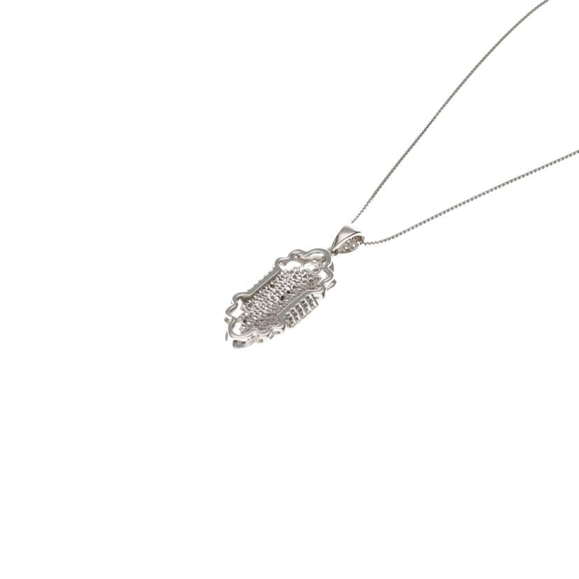 / K18WGダイヤネックレス 1.07ct//Aランク/75