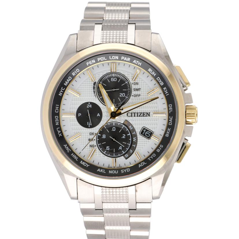 CITIZEN シチズン 世界限定700本/アテッサ・ダイレクトフライト/メンズ/電波ソーラー/AT8048-55A//142******/ABランク/88