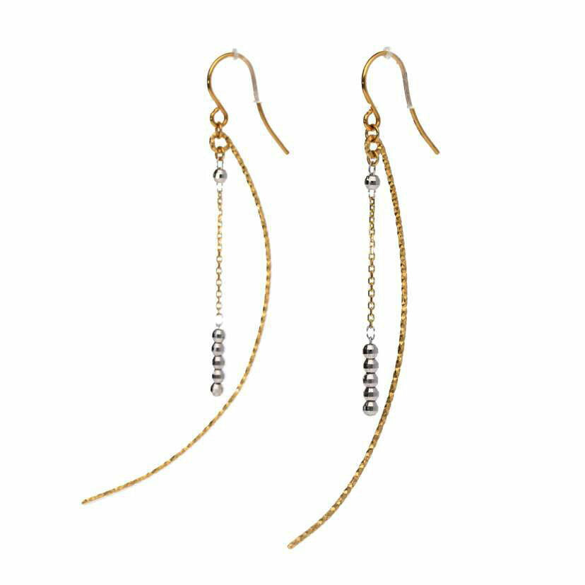 / K18ピアス//Aランク/75