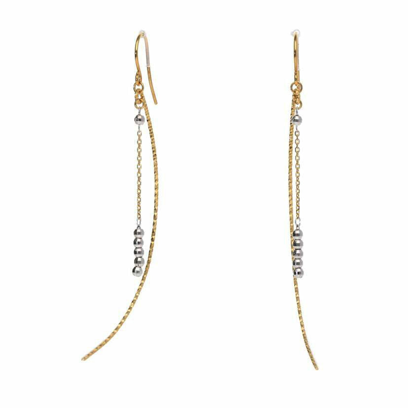 / K18ピアス//Aランク/75