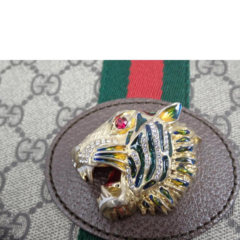 GUCCI GUCCI/ラジャラージトート/タイガーヘッドGGスプリーム/537219//525040/Aランク/62
